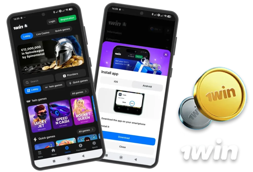 Android application from 1win India